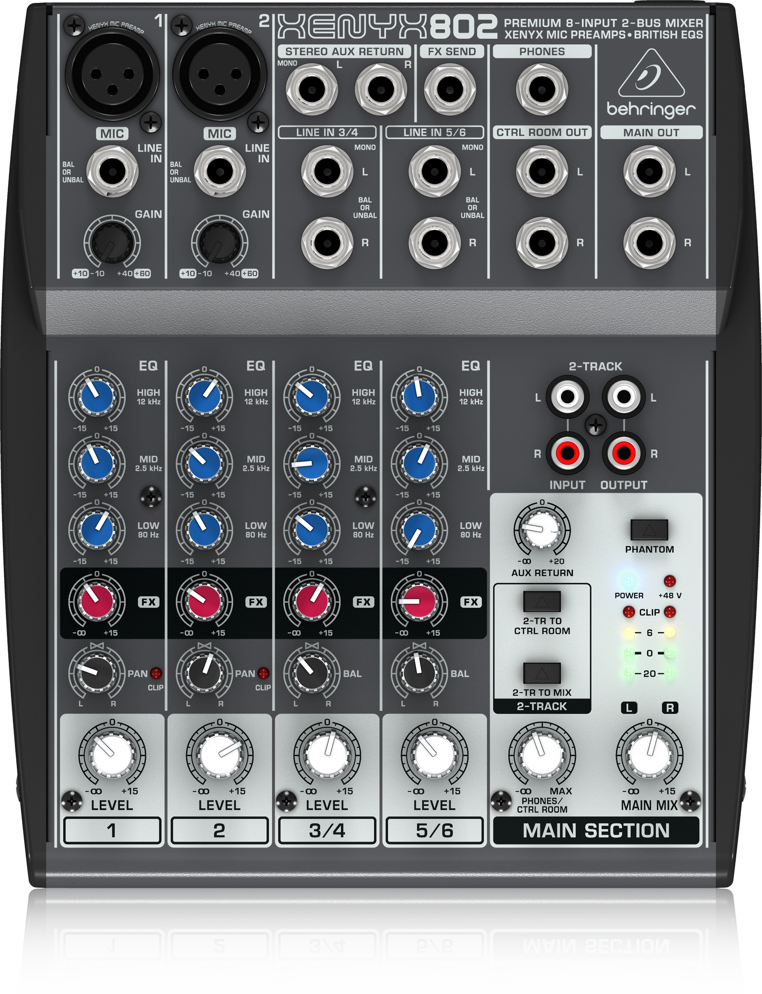 Микшер аналоговый Behringer XENYX 802