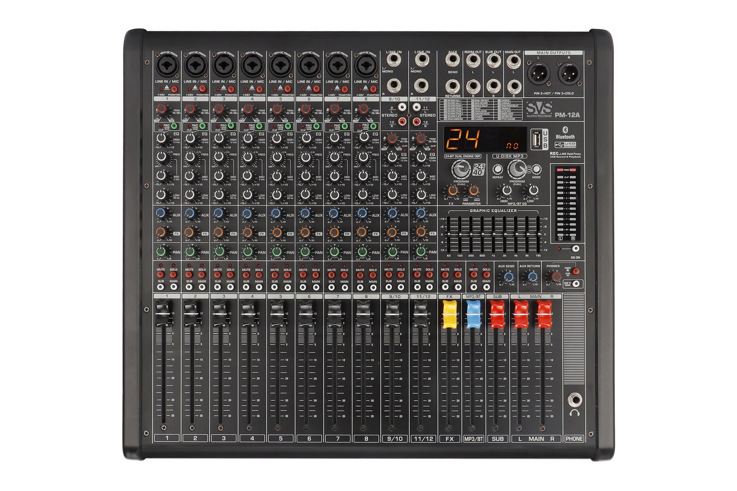 Микшерный пульт SVS Audiotechnik PM-12A