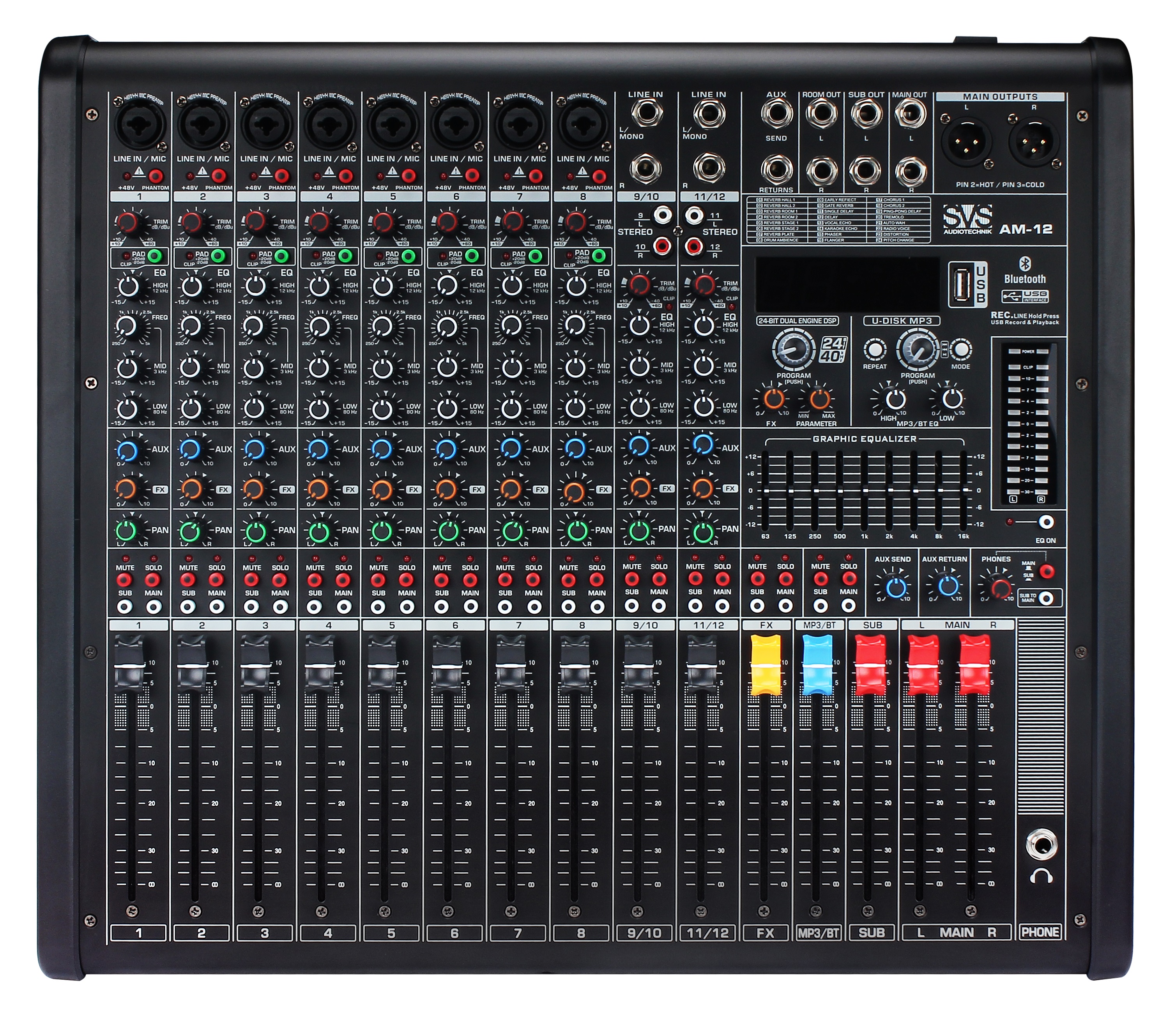 Микшерный пульт SVS Audiotechnik AM-12