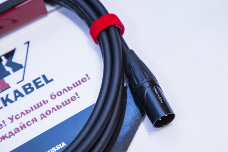 Аудио кабель MUZKABEL BXRMK3 - 2 метра, XLR (папа) - JACK (стерео)