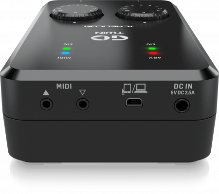 Аудиоинтерфейс TC Helicon GO TWIN
