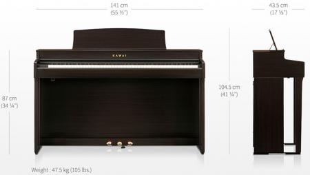 Цифровое пианино Kawai CN301 W