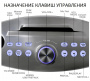 Караоке система с двумя радиомикрофонами SDRD SD 306 Plus Gray (Сова)