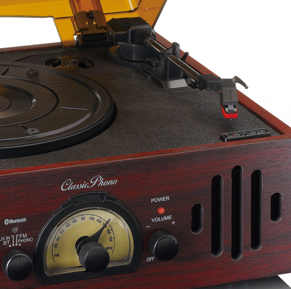 Виниловый проигрыватель Lenco TT-43 Walnut