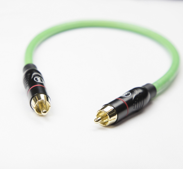 Патч-кабель MUZKABEL SRCIK2P - 0.1 метра, RCA – RCA (Красное кольцо)