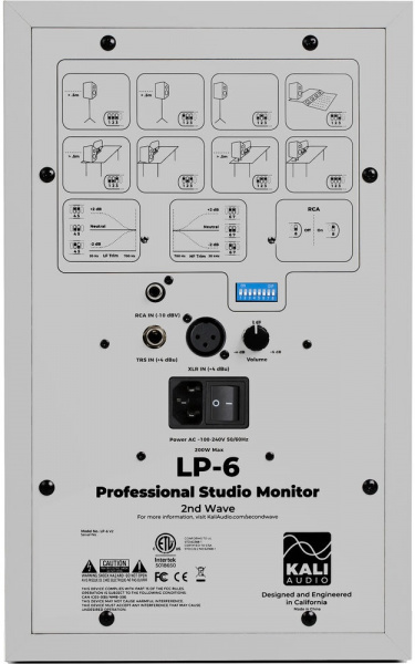 Студийный монитор Kali Audio LP-6W V2